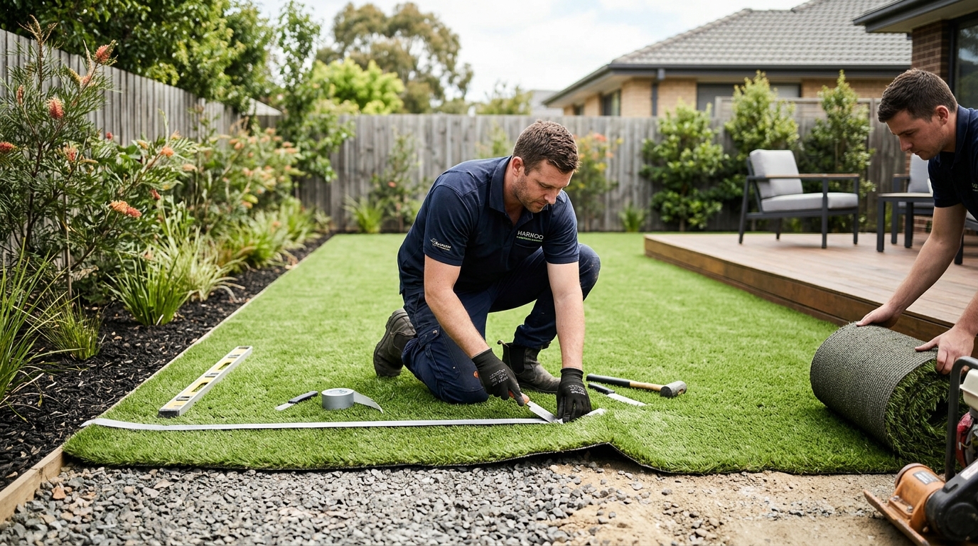 Synthetic Lawn Installation
